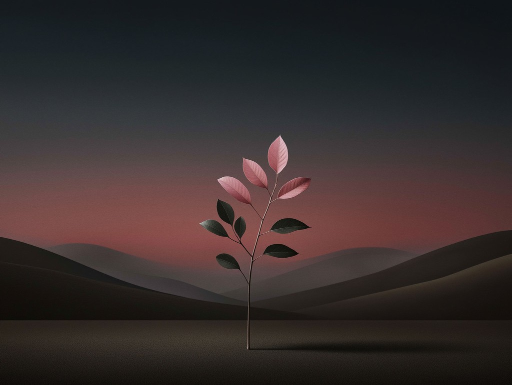 A branch against layered terrain representing Luawl’s protected execution model.