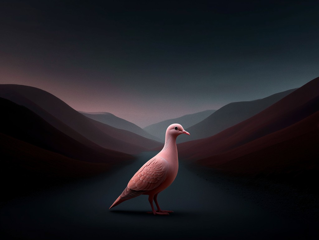 A bird crossing a dark landscape representing independently verifiable handling.