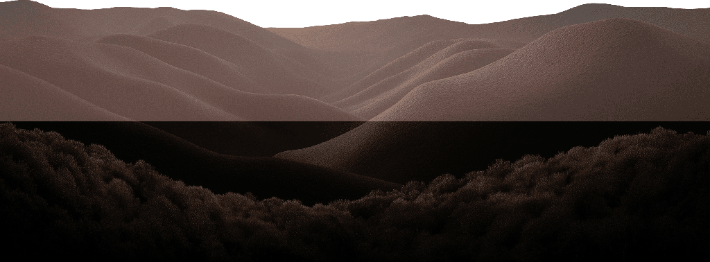 Transparent image of encrypted compute hills